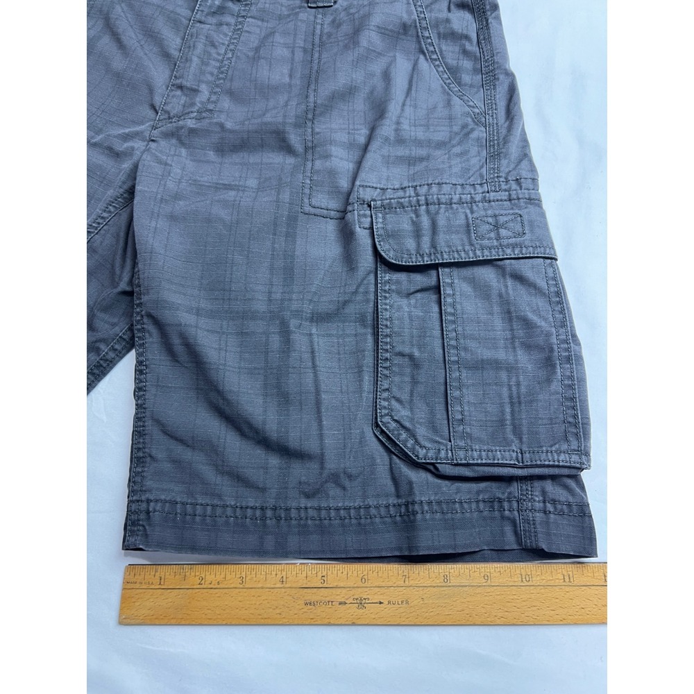 The North Face Cargo Shorts Mens 34 Gray Plaid Hiking Outdoor Gorpcore A15 - Picture 5 of 16